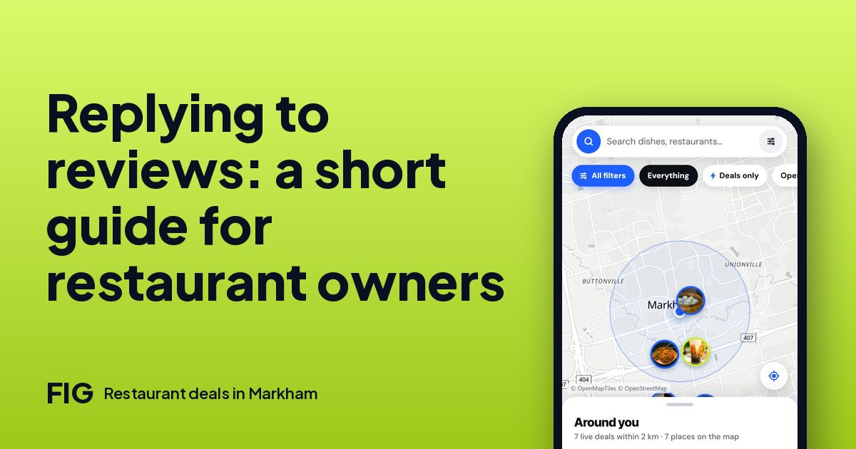 Replying to reviews: a short guide for restaurant owners